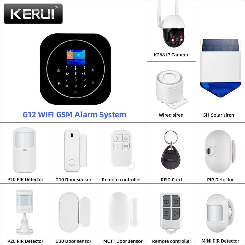 KERUI G12 2G Wifi Wireless Hom – обзор и цена Home Automation Diy