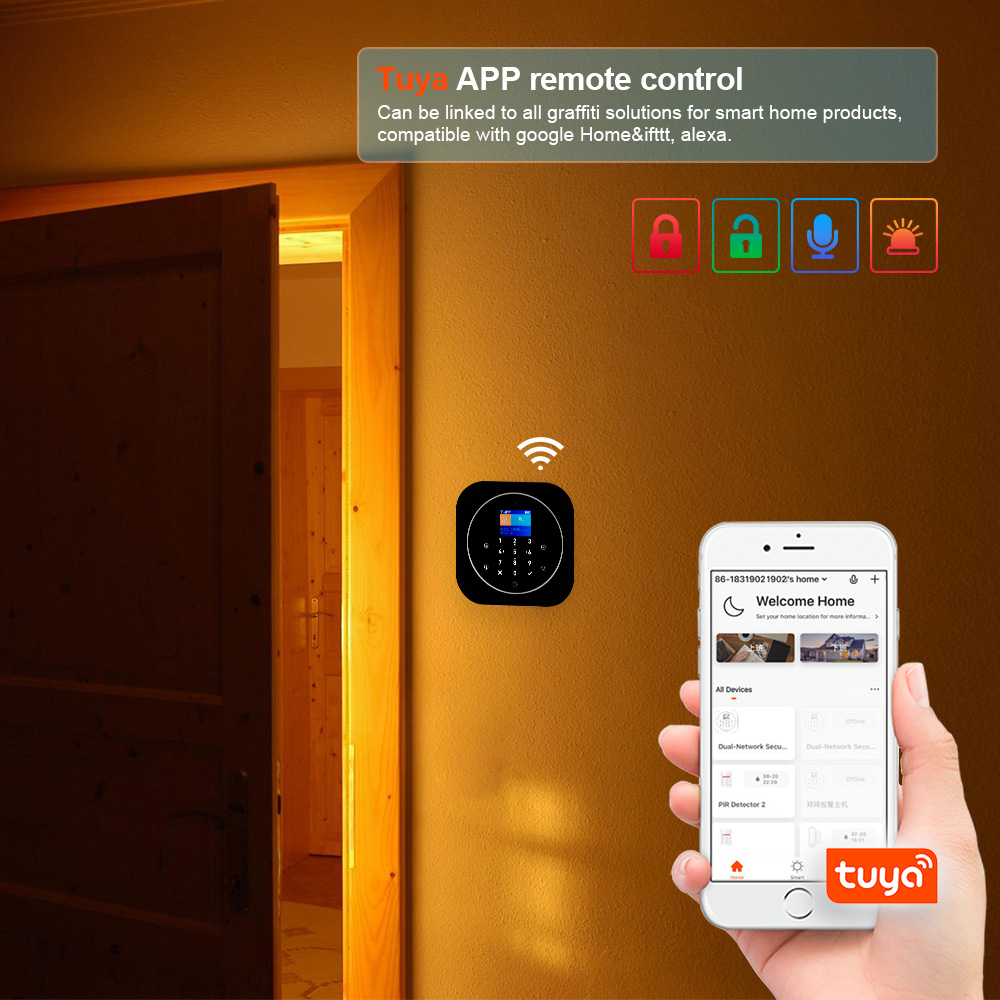 KERUI G12 2G Wifi Wireless Hom – обзор и цена Home Automation Diy