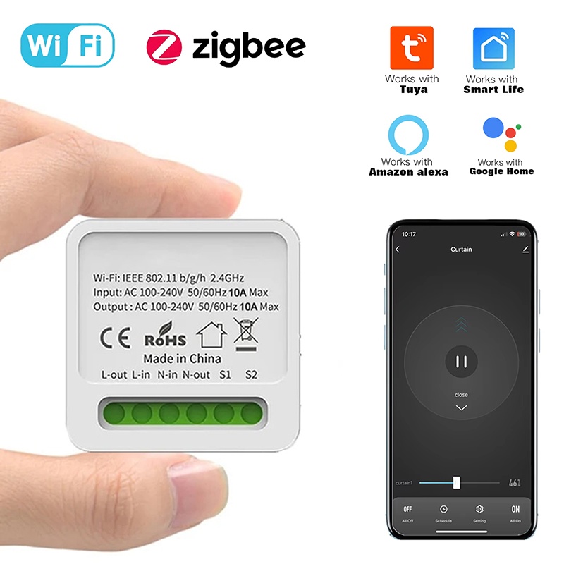Tuya 16A Mini Wifi Smart Switc – обзор и цена Home Automation Diy