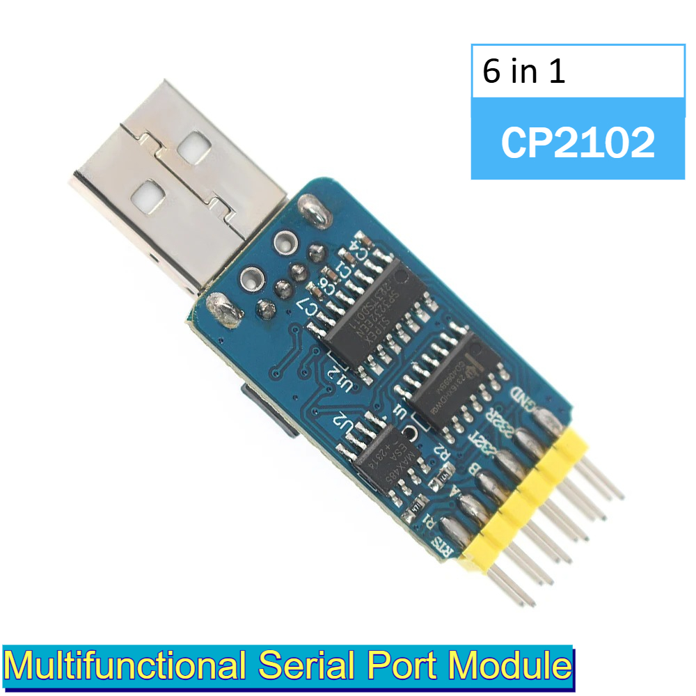 6 in 1 USB Serial Adapter CP21 – обзор и цена Level Shifter 3.3V