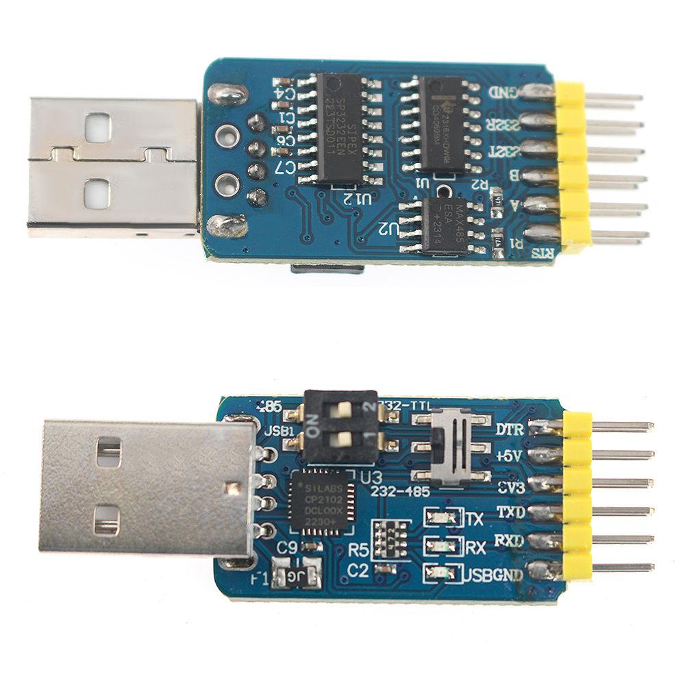 6 in 1 USB Serial Adapter CP21 – обзор и цена Level Shifter 3.3V