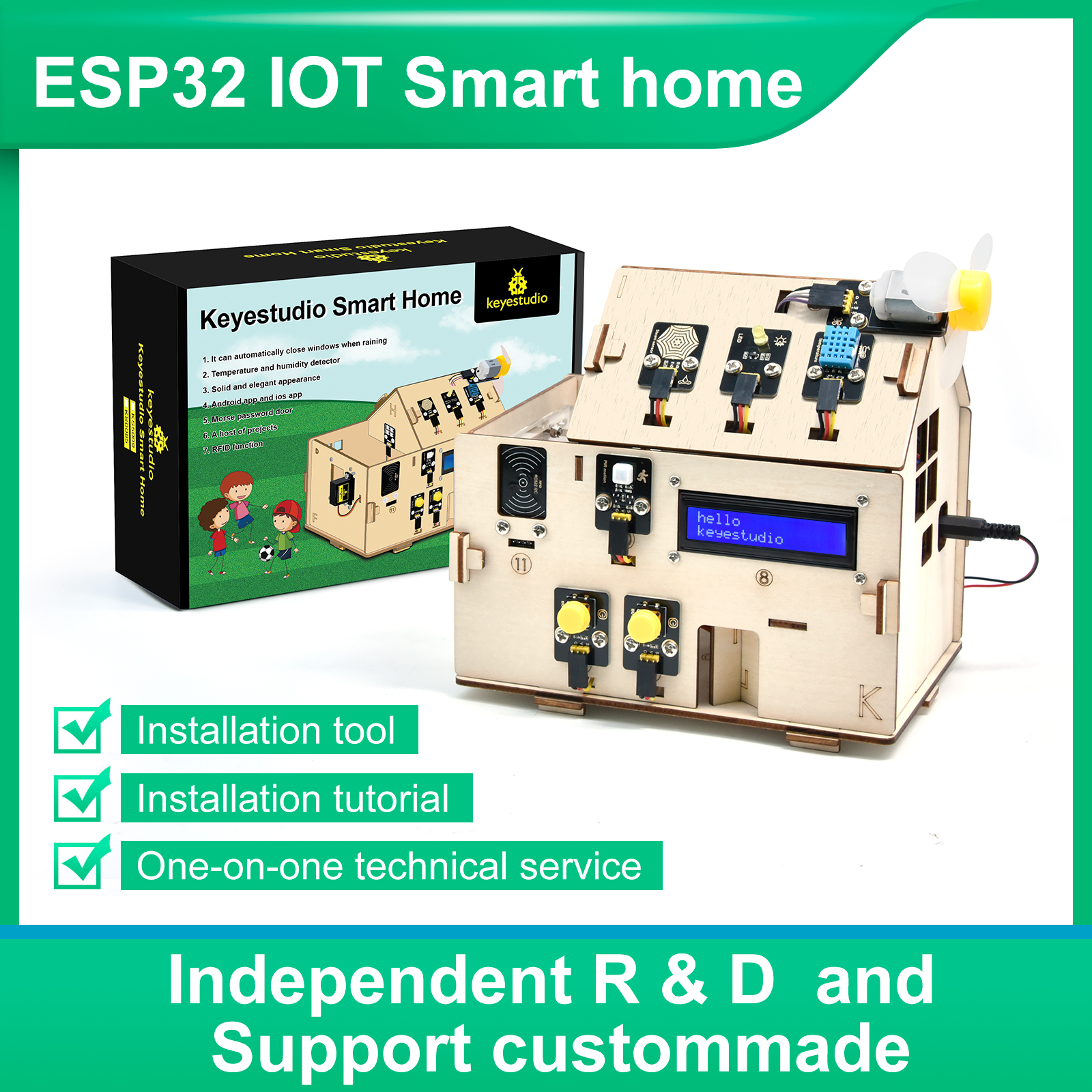 DIY Smart Home kit ESP32 Start – обзор и цена Home Automation Diy Kit