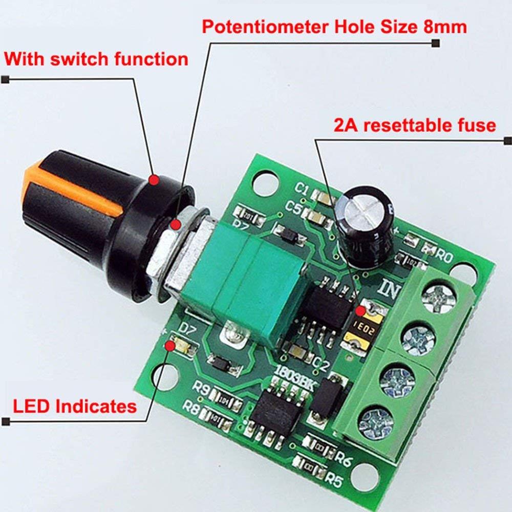 0-100% Adjustable PWM Motor Sp – обзор и цена Level Shifter 3.3V