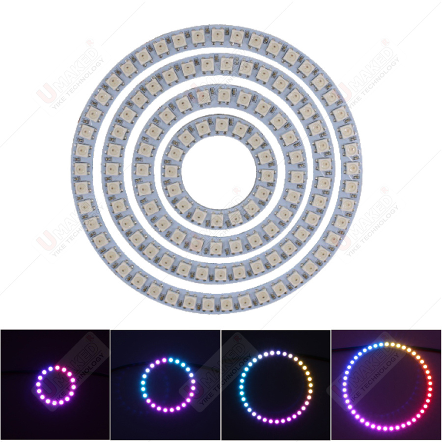 2pcs WS2812B Individually Addr – обзор и цена Rgb Led Matrix 8X8