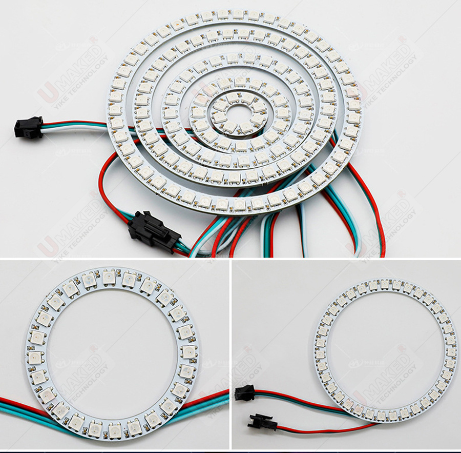 2pcs WS2812B Individually Addr – обзор и цена Rgb Led Matrix 8X8