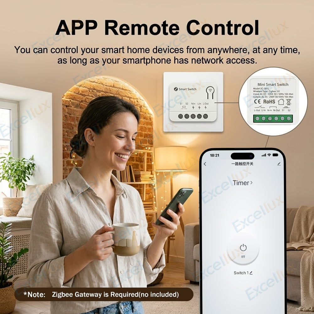 Zigbee 3.0 Mini Smart Switch D – обзор и цена Diy Home Automation Controller