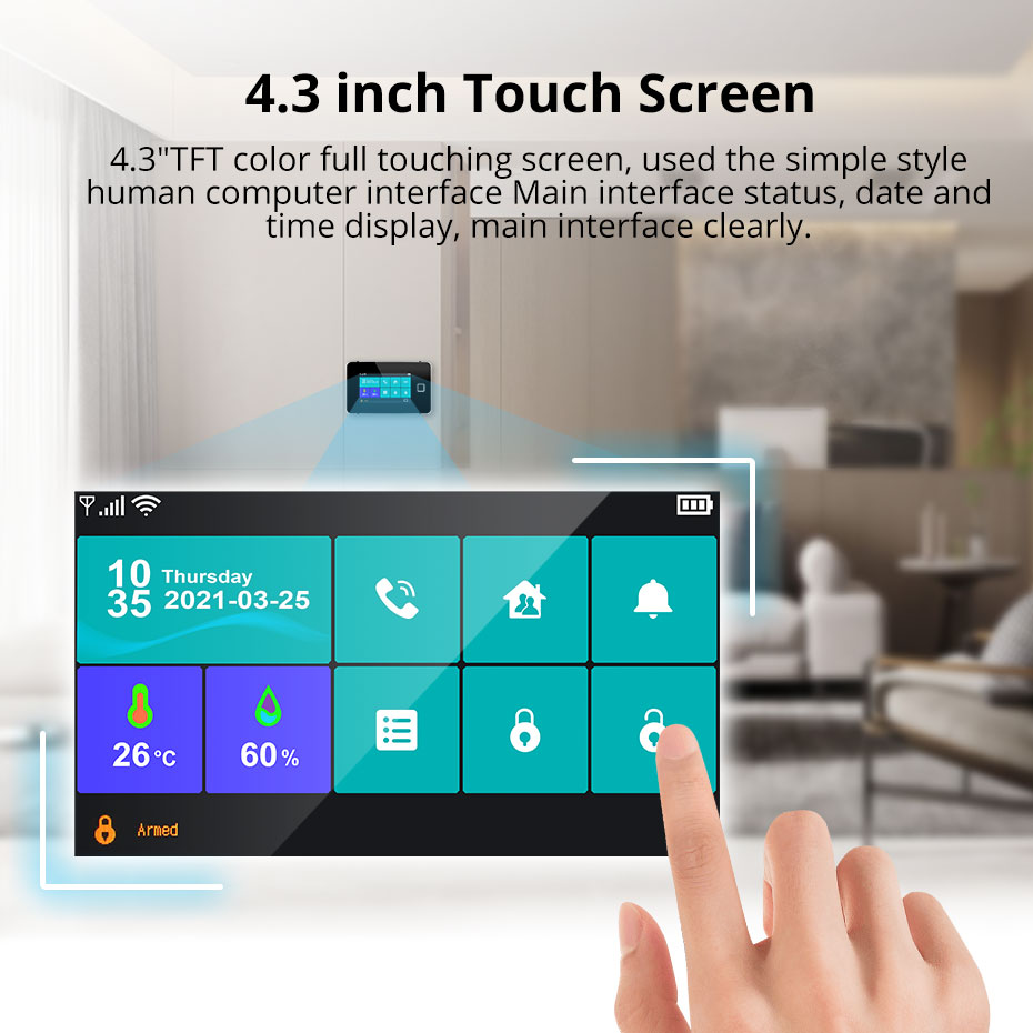 KERUI Tuya Alarm Panel DIY You – обзор и цена Home Automation Diy Kit
