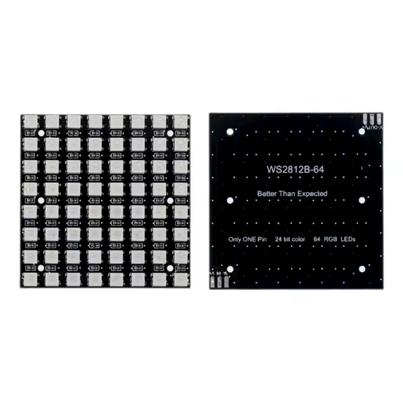 WS2812 LED 5050 RGB 8x8 64 Bit – обзор и цена Rgb Led Matrix 8X8