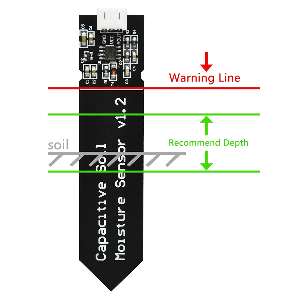 Capacitive Soil Moisture Senso – обзор и цена Home Automation Arduino