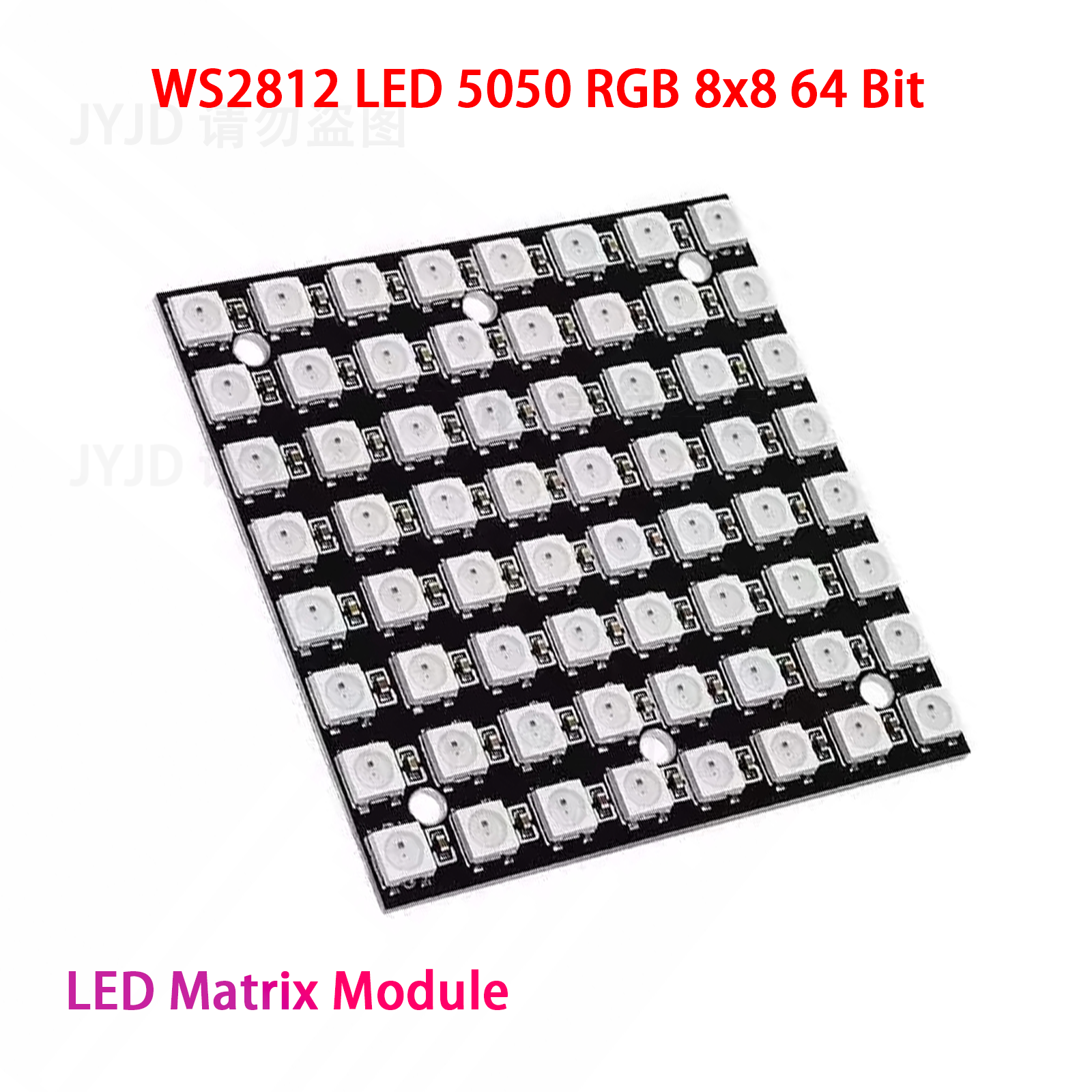 WS2812 LED 5050 RGB 8x8 64 Bit – обзор и цена Rgb Led Matrix 8X8