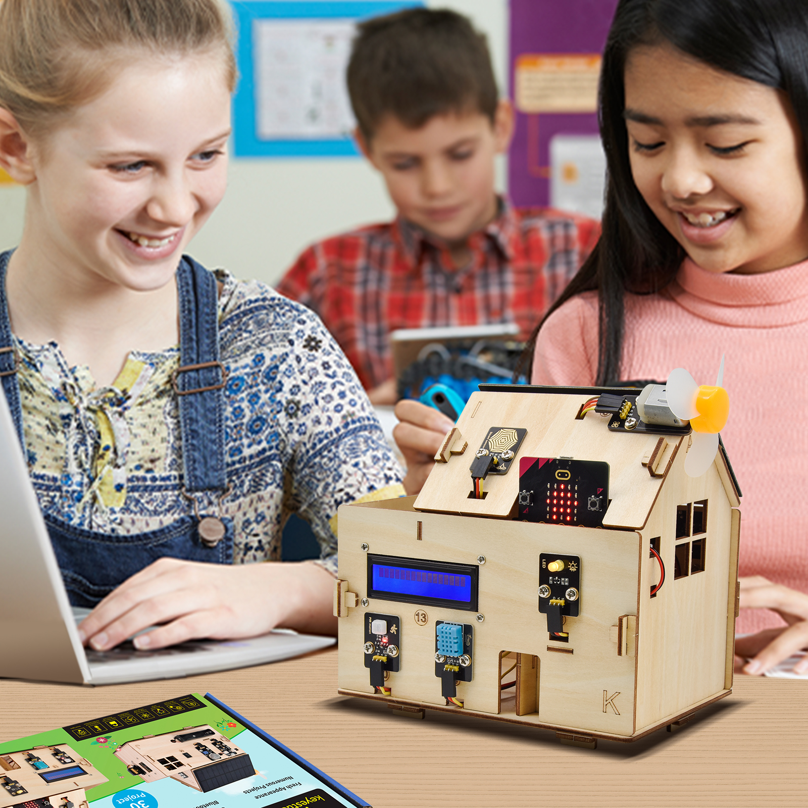 Keyestudio STEM Microbit V2 Sm – обзор и цена Home Automation Diy Kit