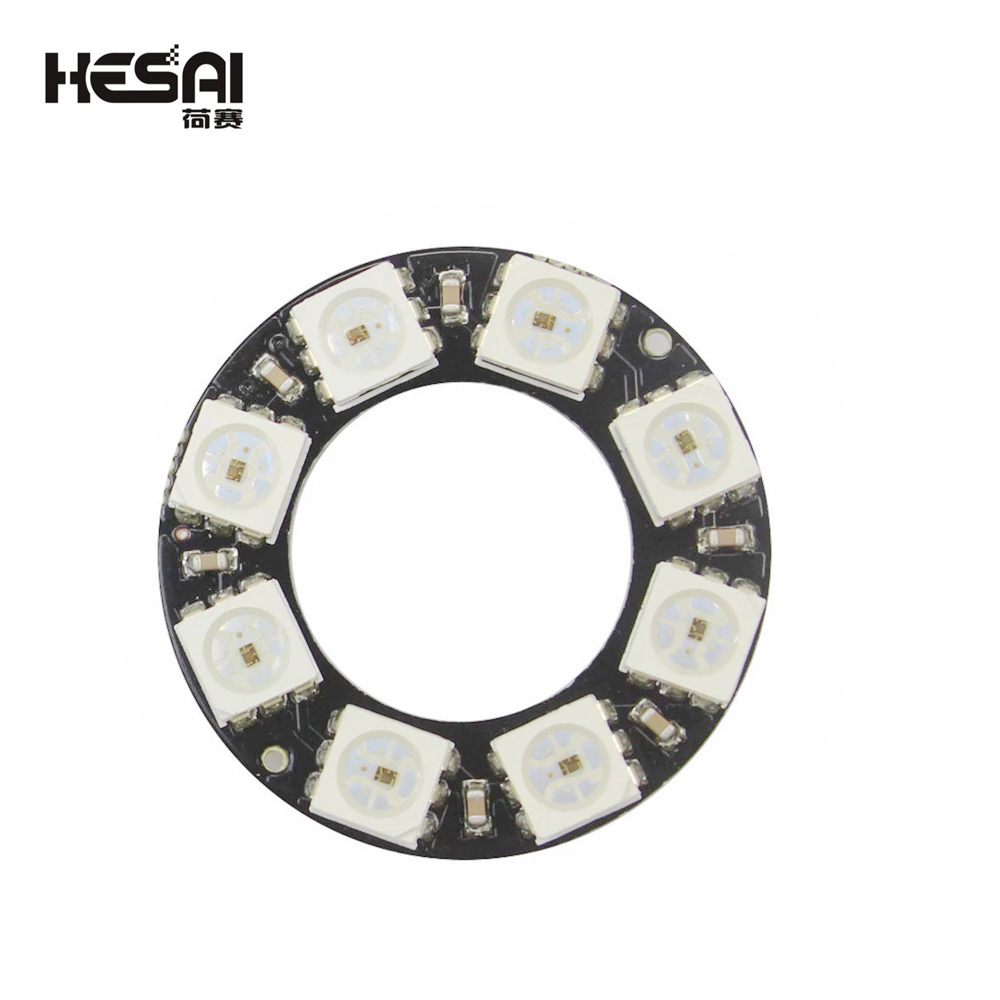 RGB LED Ring Light 8 Bits WS28 – обзор и цена Home Automation Diy Kit