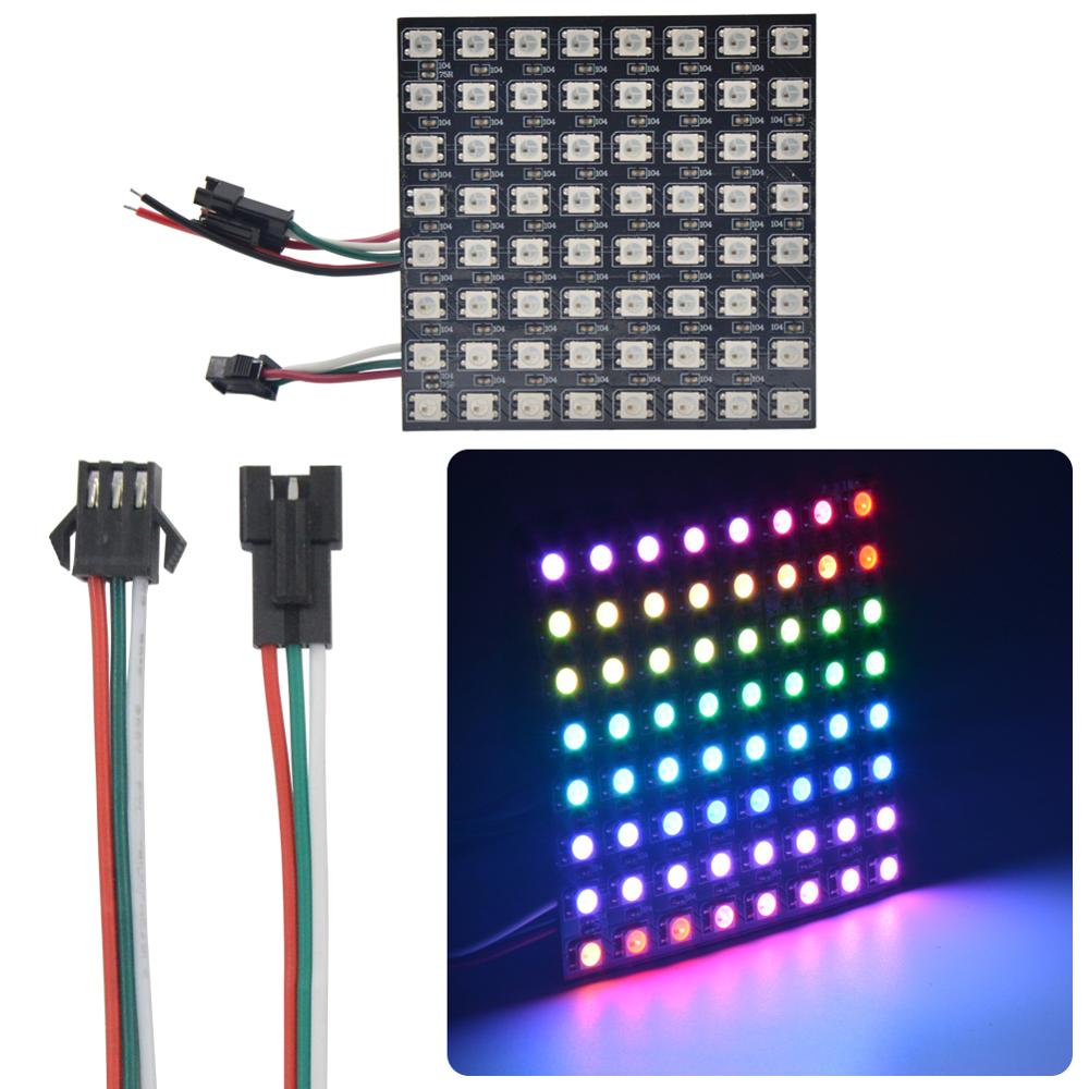 8x8 16x16 8x32 Pixels SK6812 W – обзор и цена Rgb Led Matrix 8X8