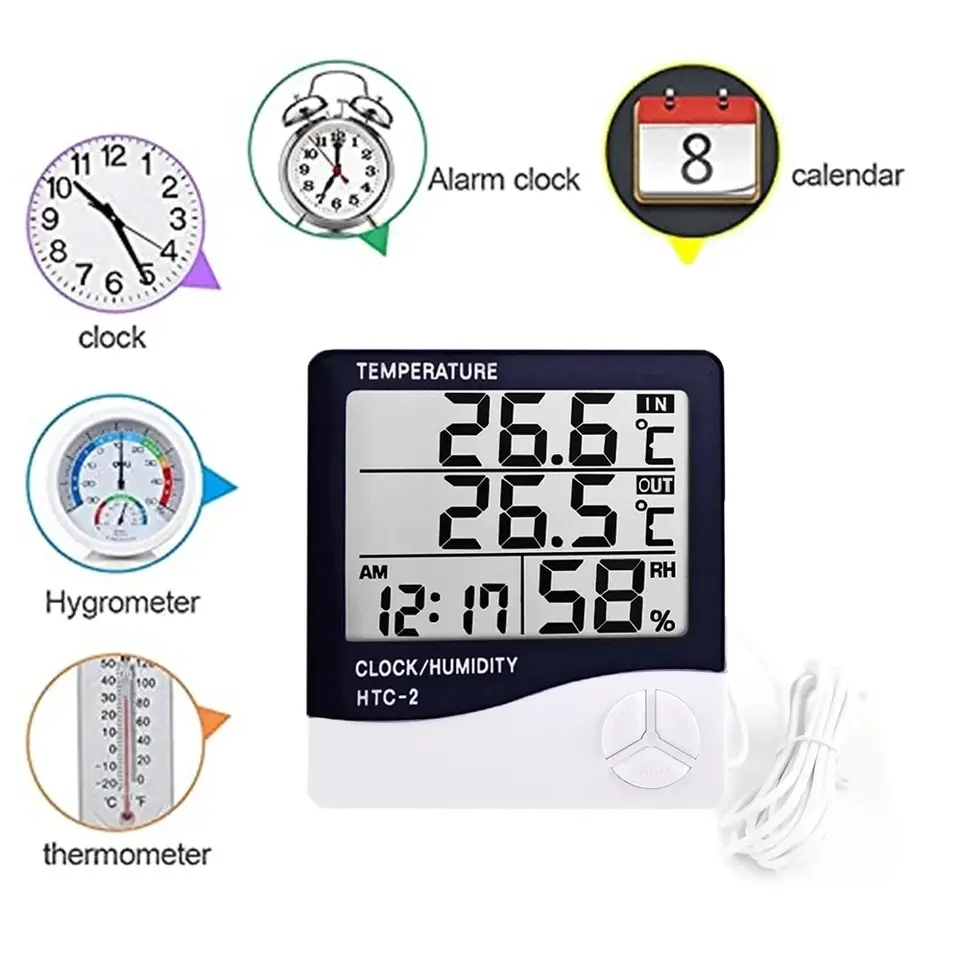 Indoor LCD Digital Thermometer – обзор и цена Home Automation Industry