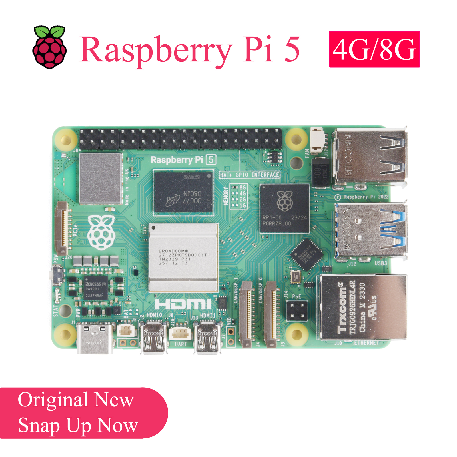 1PCS Original Raspberry Pi 5 4 – обзор и цена Raspberry Pi Home Automation Diy