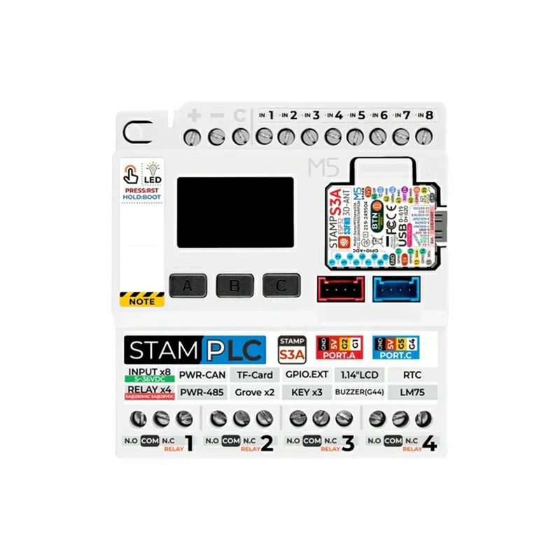 M5stamp PLC Controller Advance – обзор и цена Home Automation Industry