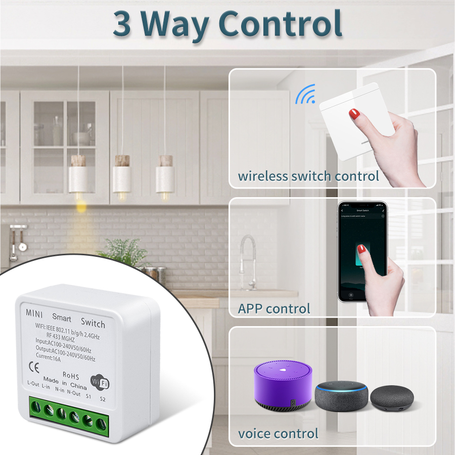 16A Tuya WiFi DIY Smart Switch – обзор и цена Home Automation Industry