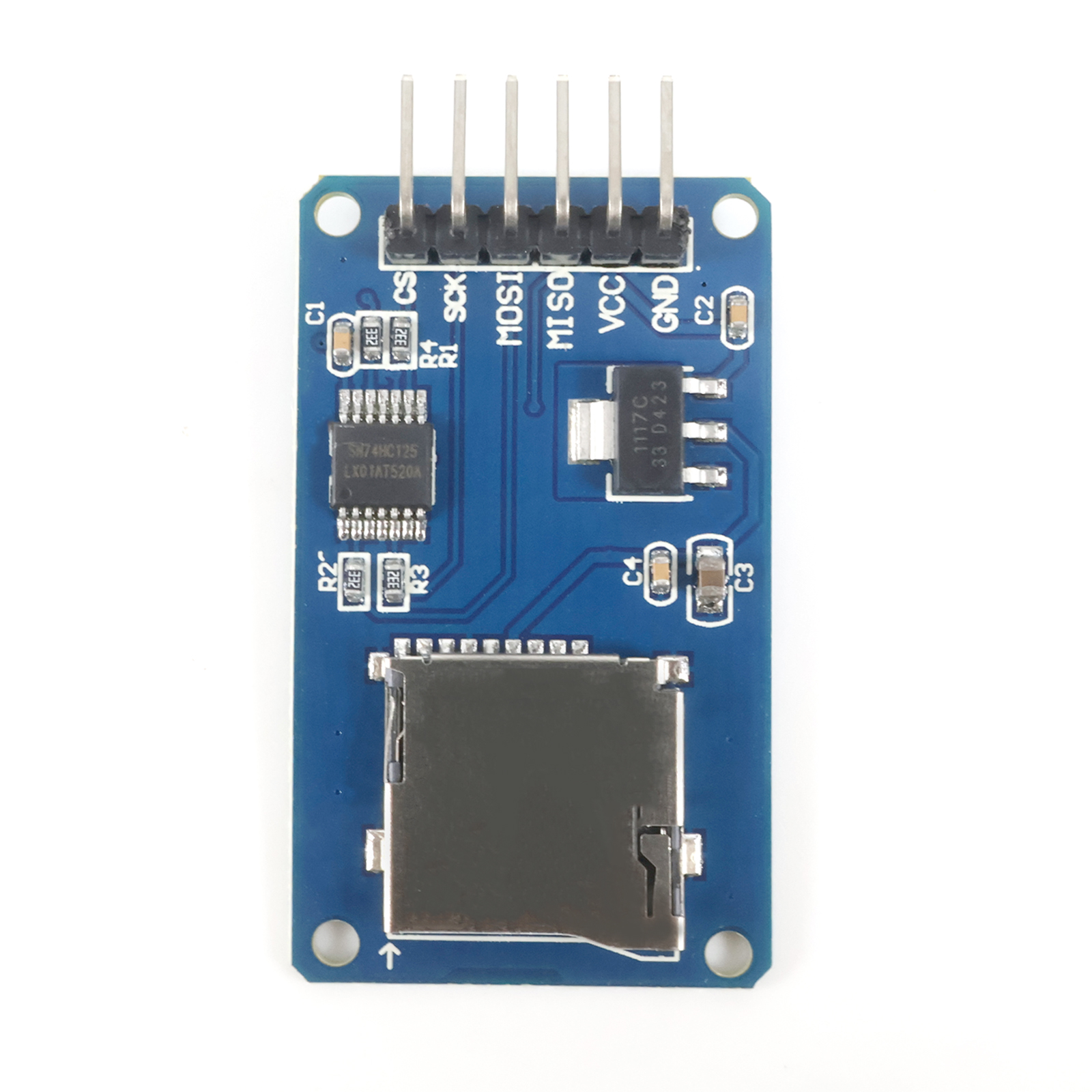 SD Card Reader Module Micro TF – обзор и цена Level Shifter 3.3V