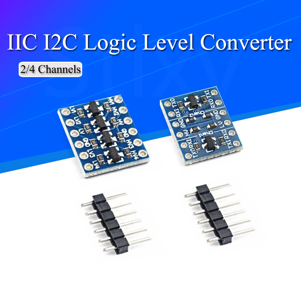 10Pcs 2/4 Channels IIC I2C Log – обзор и цена Level Shifter 3.3V