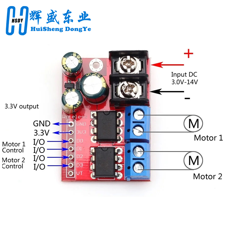 H Bridge Remote Control 5A 3V- – обзор и цена Level Shifter 3.3V